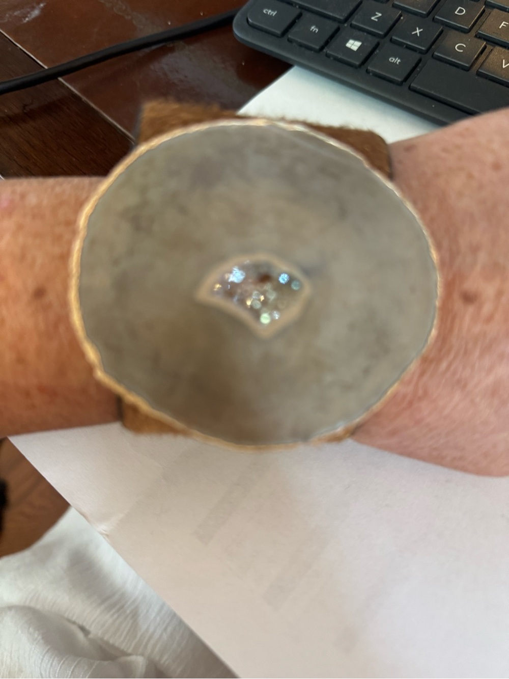 Gold-Tone Fashion Wearable Bracelet Watch - Gold